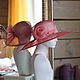 Соломенная шляпа "Роза". Шляпы. Hats by 'Ariadne's thread' Atelier. Ярмарка Мастеров.  Фото №4