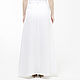 White summer skirt made of 100% linen. Skirts. etnoart. My Livemaster. Фото №6