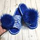 Women's slippers with a pompom. Slippers. irina-sag. Online shopping on My Livemaster.  Фото №2