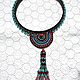 Order  In the Tibetan style with a brush. Boho necklace. IrinaSkripkaMBeads. Livemaster. . Necklace Фото №3