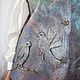 Felted vest Tell the birds. Vests. silk wool. My Livemaster. Фото №5