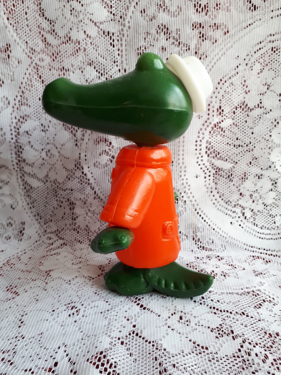 Игрушка крокодил гена ссср пластмассовая
