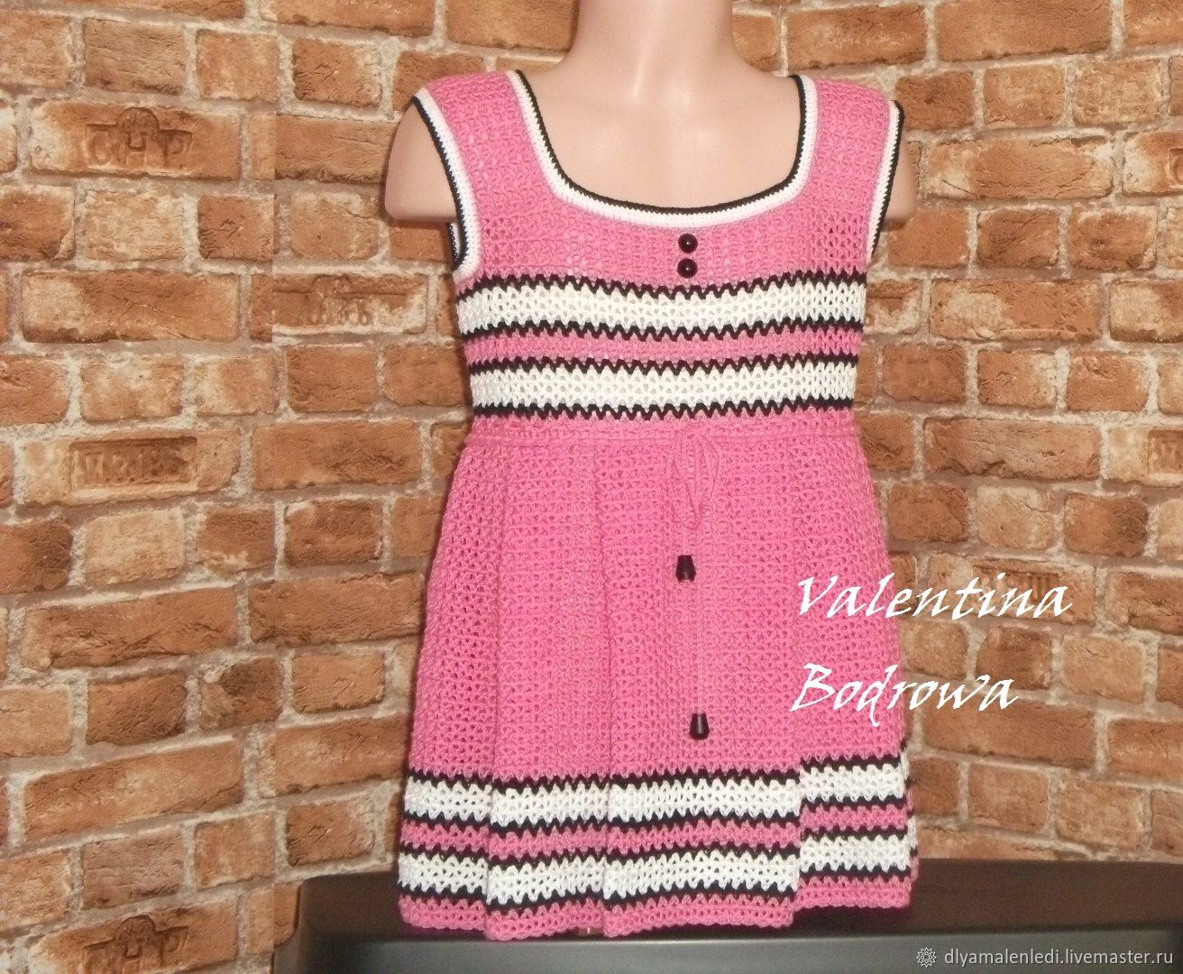 Вязать Платье Хлопок фото 12