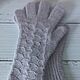 Заказать Комплект вязаный берет и перчатки. Valusha_knitt. Ярмарка Мастеров. . Береты Фото №3