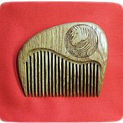 Сувениры и подарки handmade. Livemaster - original item Wooden comb for hair`s the KONEK Gorbunok. Handmade.