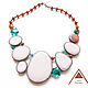 Оранжевое колье сердолик агат яшма бычий глаз. Колье. Lora Vi Bead Jewelry. Ярмарка Мастеров.  Фото №6