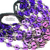 Украшения handmade. Livemaster - original item Jewelry Sets Flowers peonies (743) designer jewelry. Handmade.