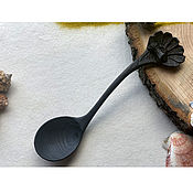 Посуда ручной работы. Ярмарка Мастеров - ручная работа Cuchara de roble tallado. Handmade.