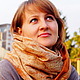 шарф "GOLD". Шарфы. Юлия Романова (juliaromachka). Ярмарка Мастеров.  Фото №4
