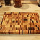 Торцевая разделочная доска. Patchwork. Разделочные доски. Мастерская Дяди Гарри. Ярмарка Мастеров.  Фото №4
