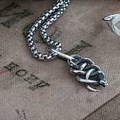 Украшения handmade. Livemaster - original item Mini Snake Pendant. The Medallion Of The Witcher. The Witcher silver. Handmade.