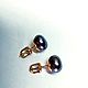 Order Gold Earrings Blueberry Beads. kamniurala. Livemaster. . Stud earrings Фото №3