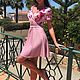Летнее платье Ванесса - платье розовое нарядное. Платья. ADRIANO RIZZO. Интернет-магазин Ярмарка Мастеров.  Фото №2