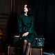 Валяное платье "Emerald". Платья. Катерина Оноприенко (katrinwool). Ярмарка Мастеров.  Фото №6