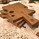Доска из дуба для сервировки сыра. Разделочные доски. Компания Wood Makers. Ярмарка Мастеров.  Фото №4