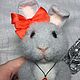 Кролик Элис. Игрушка из шерсти. Войлочная игрушка. Kate Myachina toys. Интернет-магазин Ярмарка Мастеров.  Фото №2