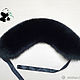 Fur detachable collar of Fox fur. Black. TK-510. Collars. Mishan (mishan). My Livemaster. Фото №4