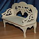 Doll sofa.Blank for decoupage and painting.185
