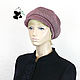 Stylish ladies ' eight-point tweed cap. ' Cranberries', Caps1, Ekaterinburg,  Фото №1
