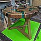 Журнальный стол из слэба акации и смолы. Столы. Akutrau Woodworking. Интернет-магазин Ярмарка Мастеров.  Фото №2