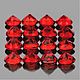 Гранат красный IF-VVS натуральный, круг, 3,5мм, 100 шт. Кабошоны. ILLUSION_STONES1. Интернет-магазин Ярмарка Мастеров.  Фото №2