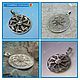 Kolovrat amulet with Molvinets (symbol in the center to choose from), Pendants, Sochi,  Фото №1