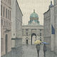 Posters and posters 'Hofburg' watercolor drawing 30 x 20, Pictures, Moscow,  Фото №1