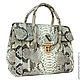 Bag made of Python skin CASSIOPEA. Classic Bag. Exotic Workshop Python Fashion. Online shopping on My Livemaster.  Фото №2