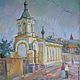 Oil painting 'the Church of Helena and Constantine,' the Crimean landscape, city, Pictures, Krasnodar,  Фото №1