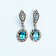Order Earrings 'Dymsky caprice' SSZ 043. Persian (persianjewelry) (persianjewelry). Livemaster. . Earrings Фото №3
