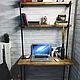 Стол письменный в стиле лофт. Столы. WOOD LOFT (woodloftmsk). Ярмарка Мастеров.  Фото №6