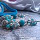 Лариат из бисера "Небеса". Лариаты. HANDMADE  ZOYA_JEWERLI. Ярмарка Мастеров.  Фото №6