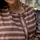 Striped Blouse free size Cappuccino. Blouses. NATALINI. My Livemaster. Фото №5