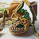 Decoration dragon brooch 3D beaded 'Golden dragon'. Brooches. JewelrLy. Online shopping on My Livemaster.  Фото №2