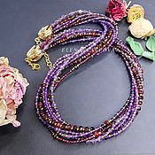 Украшения handmade. Livemaster - original item Necklace , garnet. Handmade.
