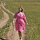 Бохо-платье "Розовый горошек", Платья, Южно-Сахалинск,  Фото №1