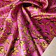 Шелк, Versace "Золотые Вензеля", Ткани, Москва,  Фото №1