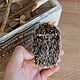 Brooch Hedgehog puffy wool. Brooches. handmade toys by Mari (handmademari). My Livemaster. Фото №5