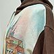 Рубашка с капюшоном "Пражская любовь", блузка из льна. Рубашки. Перелёшина Ирина. Батик. Ярмарка Мастеров.  Фото №5