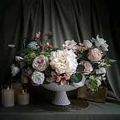 Букет цветов в вазе "Полонез"