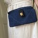 Сумка клатч из Рафии. Сумка через плечо. NataBern - Leather accessories. Ярмарка Мастеров.  Фото №5