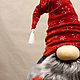 Gnome Christmas. Interior doll. Handmade from Veronika. My Livemaster. Фото №5