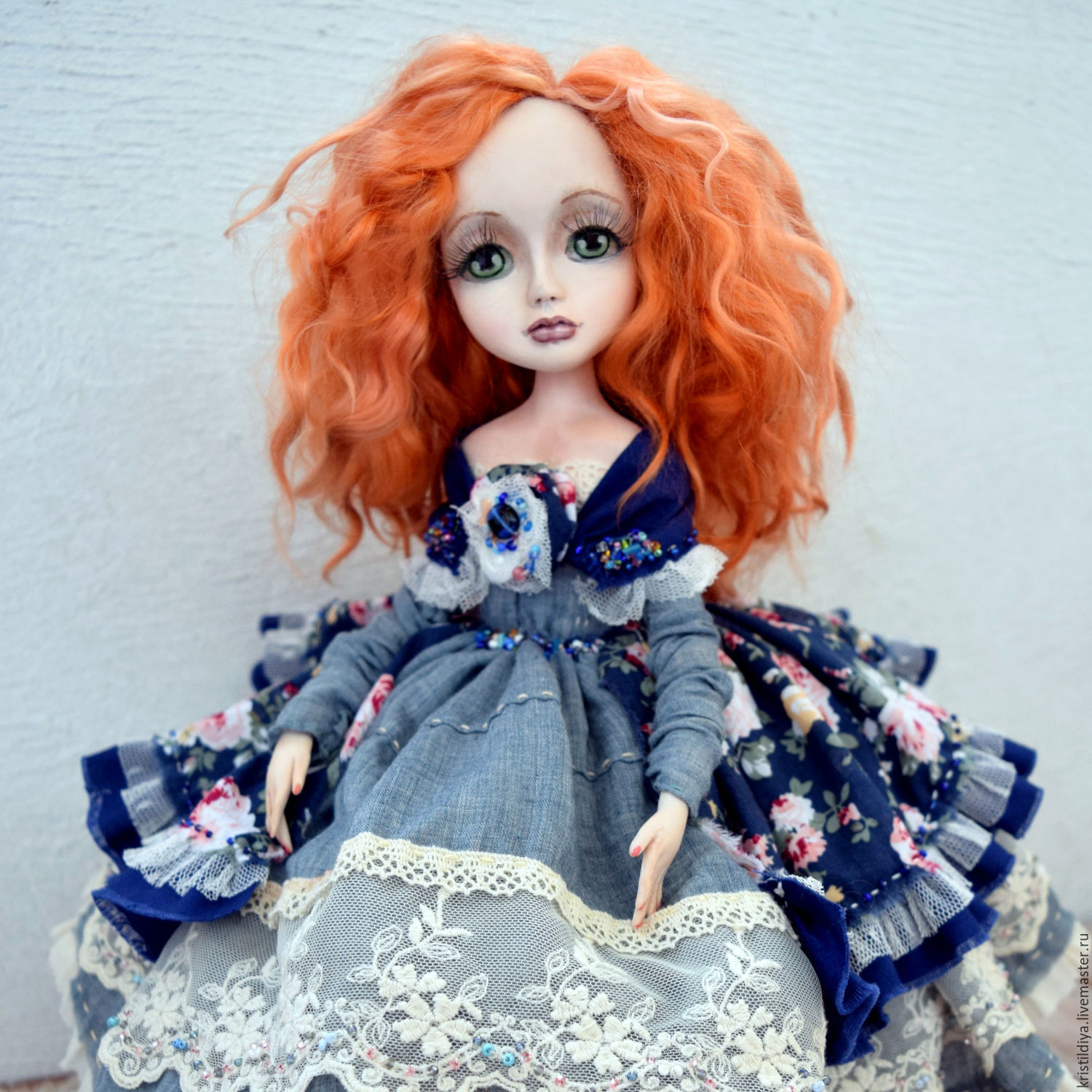 Кукла коллекционная интерьерная будуарная Элеонора – заказать на ...