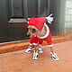 jumpsuit toy Terrier 'Santa Claus'. Pet clothes. Irennovikova. Online shopping on My Livemaster.  Фото №2
