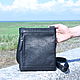 Men's bag leather, Crossbody bag, St. Petersburg,  Фото №1