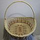 Basket for wood, wicker drovnitsa. Firewood. Elena Shitova - basket weaving. Online shopping on My Livemaster.  Фото №2