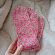 Варежки женские розовые вязаные мохеровые. Варежки. ArtKnitDesign Свитера Уизли. Интернет-магазин Ярмарка Мастеров.  Фото №2