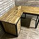 Заказать Стол письменный угловой, с  ящиками. EasyLOFT. Ярмарка Мастеров. . Столы Фото №3