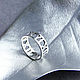 Кольцо из серебра с римскими цифрами. Кольца. Светлана Мацко, украшения серебро. Ярмарка Мастеров.  Фото №4