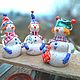 Snowman. Pottery, moulded by hand, Snowmen, Smolensk,  Фото №1